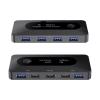 F7X3K0Z USB KVM Switcher HDMI 4K@60Hz for 2 PC Laptop Share Keyboard Mouse Printer and one HD Monitor One Button Switch USB Hub view 1