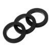 HOMSFOU 3pcs Cassette Tape Recorder Belts Replacement Rubber Drive Belts High Strength Wear Resistant view 1