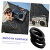 HOMSFOU 3pcs Cassette Tape Recorder Belts Replacement Rubber Drive Belts High Strength Wear Resistant view 4