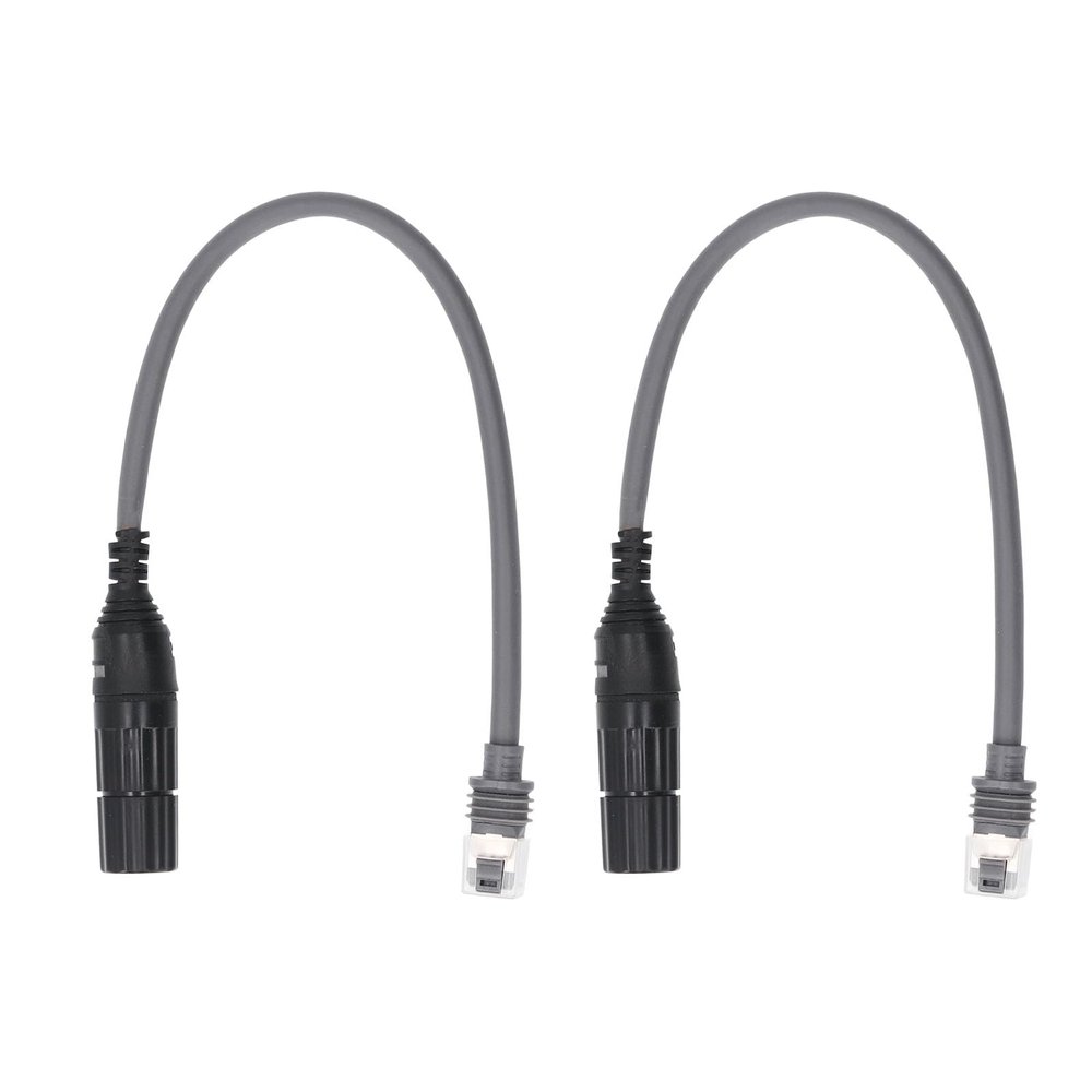 1 Pair SPX Male to RJ45 Adapter, RJ45-1 RJ-2 Cable RJ45 Female Connectors,Watertight Ethernet Adapter for Gen 3 V3 Rectangular Satellite Cable Extension