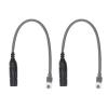 1 Pair SPX Male to RJ45 Adapter, RJ45-1 RJ-2 Cable RJ45 Female Connectors,Watertight Ethernet Adapter for Gen 3 V3 Rectangular Satellite Cable Extension view 1