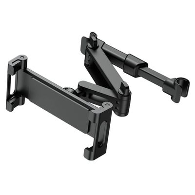 HOMSFOU Car Tablet Holder for Backseat Headrest Phone Mount Easy Install Compatible Various Devices for Travel and Family Use