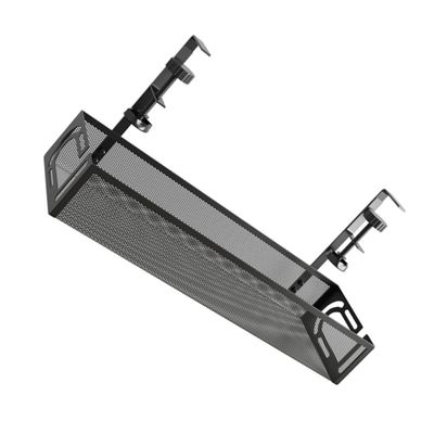 HOMSFOU Desk Cable Tray Under Desk Cord Holder Wire Organizer Cable Management Storage