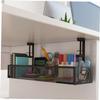 HOMSFOU Desk Cable Tray Under Desk Cord Holder Wire Organizer Cable Management Storage view 4
