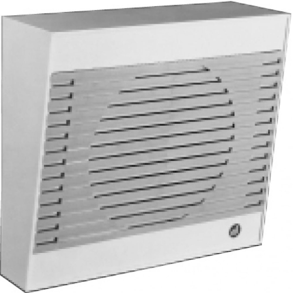 Alpha Communications ST4-FW8MS Surface Mount Speaker 8-Inches - Square; High Impact Polystyrene; Mocha/Sand Finish; Paintable and Non-Corroding; Fast and Accurate Installation