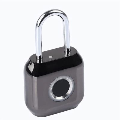 Fingerprint Padlock, Smart Padlock, Locker Lock, Biometric Metal Keyless Thumbprint Lock, Waterproof, USB Rechargeable, for Gym Locker, School Locker, Luggage, Backpack, Suitcase