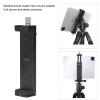 Ylwxzenith Universal Tablet Phone Tripod Holder Mount, Aluminum Alloy Material, Non Slip Silicone Rubber Cushion, Cold Shoe Mount for Accessories, Standard Arca Dovetail Structure, Wide view 4