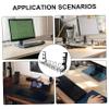 HOMSFOU Wire Organizer Under Desk Storage Rack Tray for Efficient Cord Control Suitable for Home and Office Use view 2
