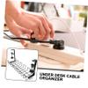 HOMSFOU Wire Organizer Under Desk Storage Rack Tray for Efficient Cord Control Suitable for Home and Office Use view 3