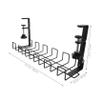 HOMSFOU Wire Organizer Under Desk Storage Rack Tray for Efficient Cord Control Suitable for Home and Office Use view 4