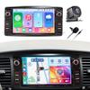 4+64G Android 14 Car Radio for Toyota Corolla E120 2000-2006 Support Wireless Carpaly&Android Auto, 7 Inch IPS Touch Screen, Android Stereo for Corolla with Bluetooth/WiFi/GPS/FM/SWC/Backup Camera view 1