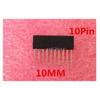 100PCS 2.54MM 10Pin 10MM Long Female Pin Header Strip Stackable Header view 1