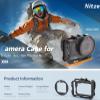 camera Cage for Insta360 Ace Pro 2, Nitze Cage for Ace Pro/Ace, with 52mm Filter Adapter Ring view 2