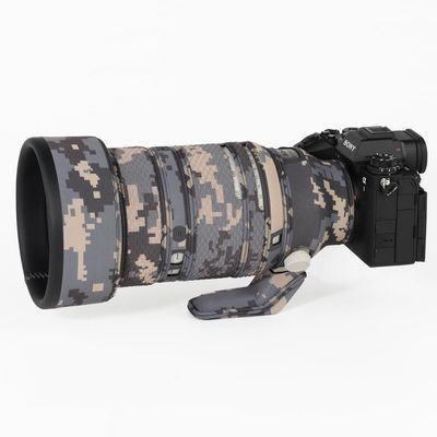 CHASING BIRDS Lens Camouflage Waterproof Coat for Sony FE 135mm F1.8 GM Rainproof Lens Protective Cover Version IV (Digital Camouflage, with 1.4X and 2.0X TC)