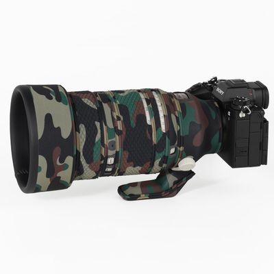 CHASING BIRDS Lens Camouflage Waterproof Coat for Sony FE 135mm F1.8 GM Rainproof Lens Protective Cover Version IV (Military Green Camouflage, with 1.4X TC (SEL14TC))