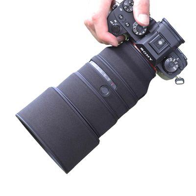 CHASING BIRDS Lens Camouflage Waterproof Coat for Sony FE 135mm F1.8 GM Rainproof Lens Protective Cover Version IV (Classic Black)