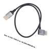 Toyvian 8K Right Angle Video Cable Male to Male High Definition Connector for Monitors PCs and TVs Short PC Accessory for Gaming and Streaming view 2