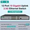ZOZ03Y0 8 10-gigabit SFP+ Ports L3 Managed Network Switch Support DHCP and Dynamic Routing Support VLAN Division and Port Aggregation(OM-S508CL-12S) view 2