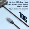 ZOZ03Y0 Bi-Directional 8K USB C KVM Switch USB3.1 Type-C Splitter Cable for Video 8K@30Hz 4K@120Hz PD 100W 10Gbps view 2