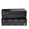 ZOZ03Y0 KVM Switch 3 Monitors 3 Computers HDMI 4K144Hz, Dual Monitor KVM Switch Support Simulation EDID,Sharing Keyboard and Mouse(AU Plug) view 1