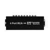 ZOZ03Y0 4port RCA to HDMI Converter RCA Switch AV to HDMI 4AV in 1HDMI 2AV Out AV to HDMI for DVD PS*2 N64 SNES TV Projector Monitor(with UK Plug) view 1