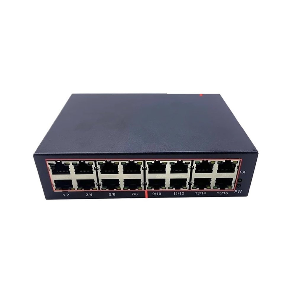 ZOZ03Y0 16 Port 10/100/1000M dc in 12V Industrial ethernet Switch Module for School, Shopping Mall, Industrial Zone, Shopping Mall