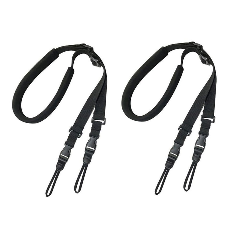 HOMSFOU 2pcs Quality Material Camera Strap Shock-absorption Easy to Use and Fashionable