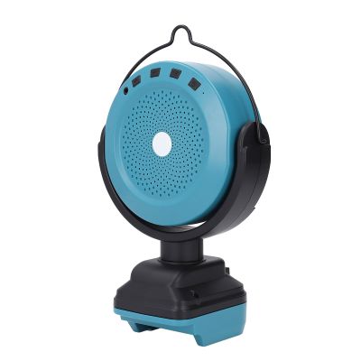 Cordless Bluetooth Speaker for 18V Batteries (BL1850 BL1860 BL1840 BL1830) Portable Wireless Speaker with BT5.0, AUX, USB-C Charging, Low Voltage Guard for Outdoor Camping Job Site
