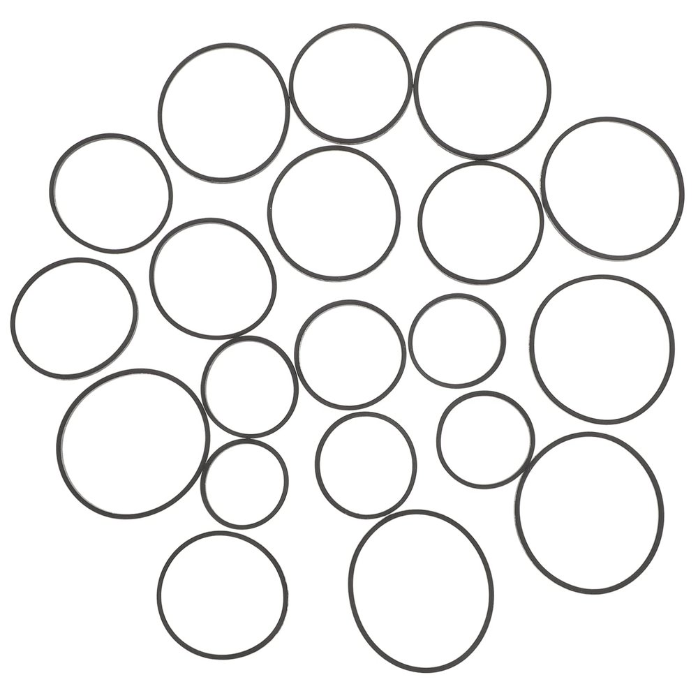 Gadpiparty 20pcs Recorder Drive Belt Repair Flat Belts for Tape Repair for Maintenance Low Noise