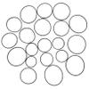 Gadpiparty 20pcs Recorder Drive Belt Repair Flat Belts for Tape Repair for Maintenance Low Noise view 1