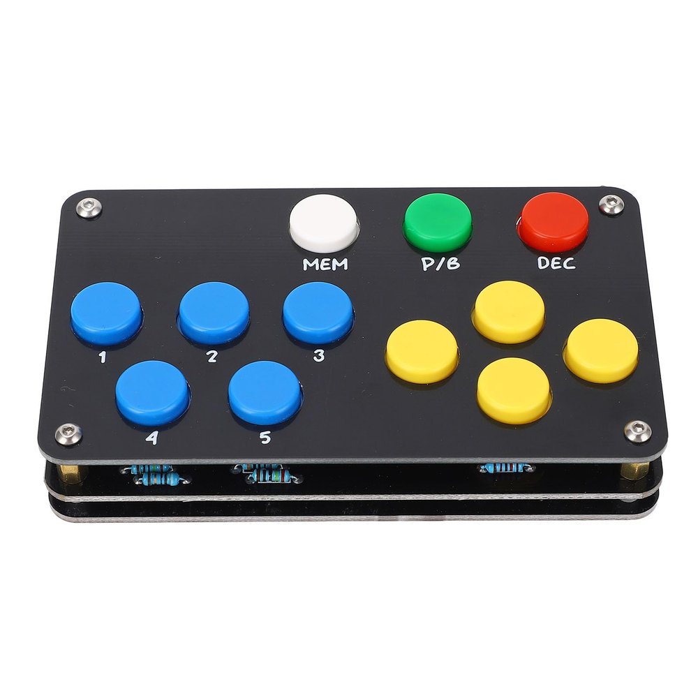 12 Keys Remote Control Keypad for FT DX5000MP, 5 Memory Channels External Control Keypad with DEC, P, B, MEM, CURSOR Buttons