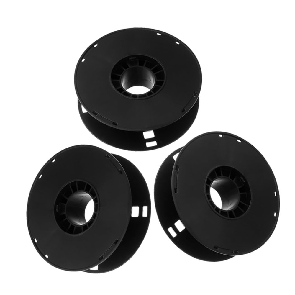 MUSISALY 3pcs Multifunctional Spool Pay-off Reel Cable Management under Desk Electric Cord Reel