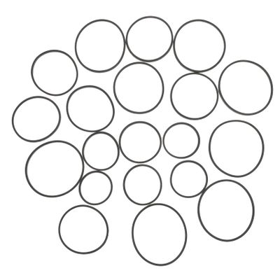 BELLIFFY Recorder Rubber Belt Set 20pcs for Maintenance and Repair of Recorders and Repeater Devices High-Performance Rubber Drive Belts for Optimal Playback