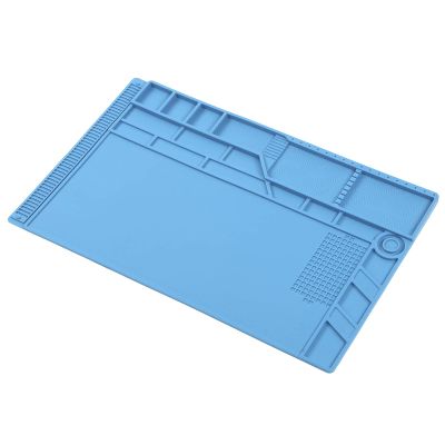 Silicone Repair Mat,Electronics Repair Mat Large Double Layer Antistatic with Magnetic Phone Maintain Insulation Pad