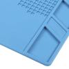 Silicone Repair Mat,Electronics Repair Mat Large Double Layer Antistatic with Magnetic Phone Maintain Insulation Pad view 4
