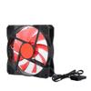 120mm Computer Case Fan, Ultra Quiet High Performance LED Streamer 3 Wire 15 Light Cooling Fan PC Accessory DIY (15 Lights red) view 1