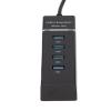 4 Port USB 3.0 Hub,Ultra Slim Portable Data Hub High Speed Propagation Protect USB Adapter Keyboard Mouse Adapter Compatible with Notebook PC Printer view 3