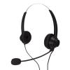 LICAEVEY Telephone Headset, Noise Reduction 3.5mm Straight Head Customer Service Headphone with Mic HandsFree Binaural Headset for VOIP Phones Call Center view 2