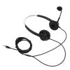 LICAEVEY Telephone Headset, Noise Reduction 3.5mm Straight Head Customer Service Headphone with Mic HandsFree Binaural Headset for VOIP Phones Call Center view 4