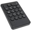 LICAEVEY 18 Keys Wireless Numeric Keyboard,2.4GHz Numeric Keyboard Ergonomic Tilt Design Table Signal Mini Numeric Keypad (Black) view 2