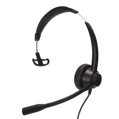 Corded Business Headphone,RJ9 Plug Customer Service Headset Fixed Line VOIP Phone Headset with Noise Cancelling Mic for Telemarketing Call Center