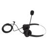 LICAEVEY 2.5mm Telephone Headset, Binaural Customer Service Headphones with HD Mic Fixedline VOIP Phone Headphones for Office Call Center, Teleconferencing, Customer Service view 1