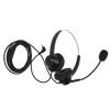 LICAEVEY 2.5mm Telephone Headset, Binaural Customer Service Headphones with HD Mic Fixedline VOIP Phone Headphones for Office Call Center, Teleconferencing, Customer Service view 3