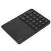 LICAEVEY Number Pad, 2 in 1 Wireless Numeric Keypad 22 Keys Touchpad Design Inancial Accounting Keypad for Laptop PC Desktop Notebook (Black) view 1