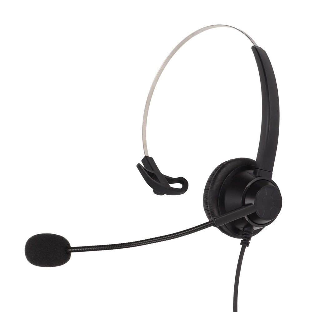 LICAEVEY Business Headset, Noise Cancelling 3.5mm Telephone Headset with HD Mic for Office Call Center Teleconferencing