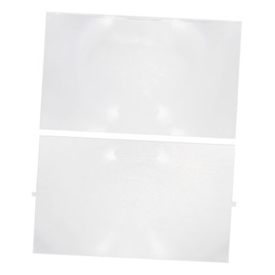Healeved 2pcs High Transmission Fresnel Lens for Projector Optical Experiment Tool High-Definition Imaging Safe Pmma Material for Reliable Performance