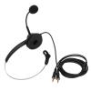 LICAEVEY 3.5mm Headphone, Plug and Play PC Monaural Headset Corded Single Ear Headset with 3 Section Noise Cancelling Mic Fixedline VOIP Phone Headset view 4