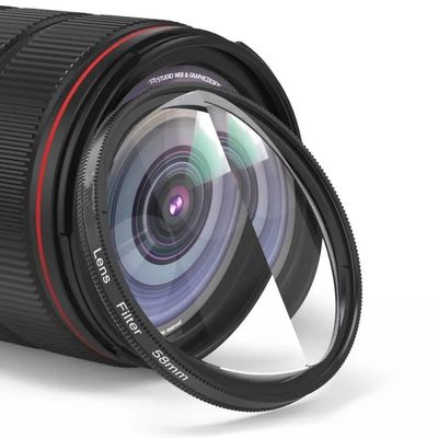 52/55/58/62/67/77mm Camera Filter Kaleidoscope Special Effects Photography Accessories SLR Lens Prism 2 Prism(Add 72mm Adapter)