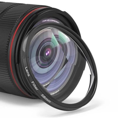 52/55/58/62/67/77mm Camera Filter Kaleidoscope Special Effects Photography Accessories SLR Lens Prism 3 Prism(Add 77mm Adapter)