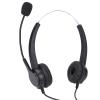 LICAEVEY Telephone Headset, Business Office Call Center Corded Headset with with Microphone for Landline Desktop Phones, Ergonomic Design (VH500D-3.5 (-Ear)) view 2